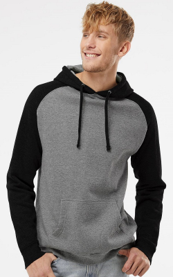 Independent Trading Co. IND40RP - Raglan Hooded Sweatshirt