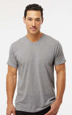 M&O 3543  -  Men's Fine Blend V-Neck T-Shirt