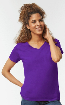 Gildan 5v00l - Heavy Cotton Womens V-Neck T-Shirt 