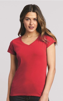 Gildan 64V00L - Softstyle Ladies V-Neck T-Shirt (G64VL)