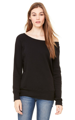 Bella + Canvas  7501  -  Ladies' Sponge Fleece Wide Neck Sweatshirt