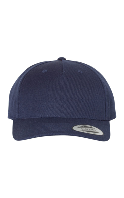 YP Classics 5789M - Premium Five-Panel Curved Visor Snapback Cap