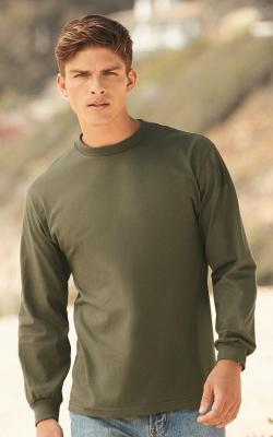 American Apparel 1304 - Unisex Heavyweight Cotton Long Sleeve T-Shirt