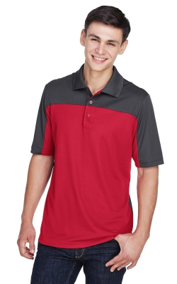 Core 365  CE101  -  Men's Balance Colorblock Performance Piqu Polo