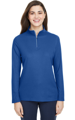 Core 365  CE405W  -  Ladies' Fusion ChromaSoft Pique Quarter-Zip