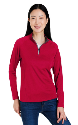 Core365  CE418W  -  Ladies' Origin Performance Pique Quarter-Zip