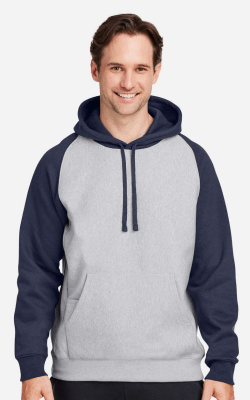 Team 365 TT96CB - Unisex Zone HydroSport™ Heavyweight Colorblock Hooded Sweatshirt