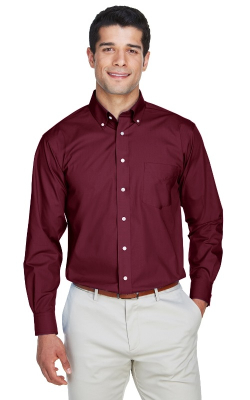 Devon & Jones  D620  -  Men's Crown Woven Collection Solid Broadcloth