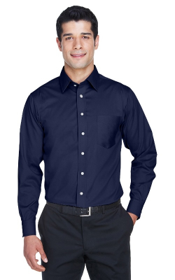 Devon & Jones  DG530  -  Men's Crown WovenCollection Solid Stretch Twill