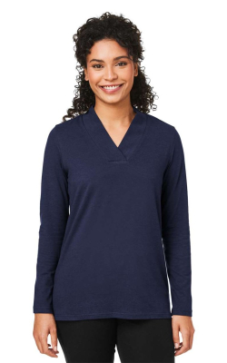 Devon & Jones DP121W - Women's Raleigh Shawl Collar Knit Top