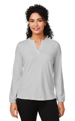 Devon & Jones DP122W - Women's Raleigh Half-Placket Knit Top