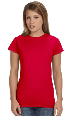 Gildan 64000L - Ladie's Fitted Cotton Preshrunk Tee 4.5 oz. T-shirt (G640L)
