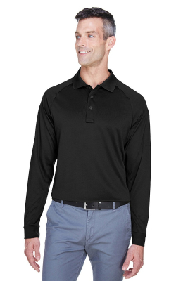 Harriton  M211L  -  Men's Advantage Snag Protection Plus Long-Sleeve Tactical Polo