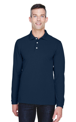 Harriton  M265L  -  Men's 5.6 oz. Easy Blend Long-Sleeve Polo