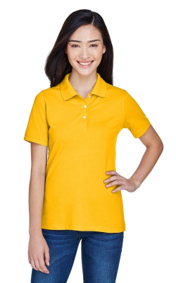Harriton  M265W  -  Ladies' 5.6 oz. Easy Blend Polo