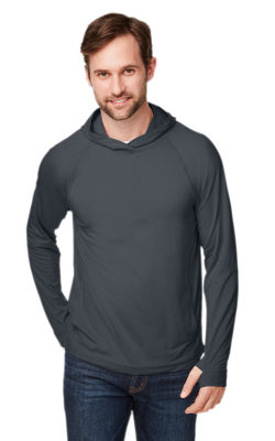 North End  NE105  -  Unisex JAQ Stretch Performance Hooded T-Shirt