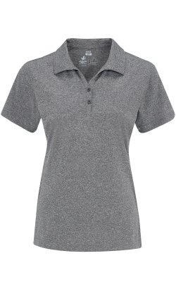 AJM International PF2040 - Performance Heather Polos :: 100% Polyester Pique Knit. 155g/m2 - 4.5oz/yd2