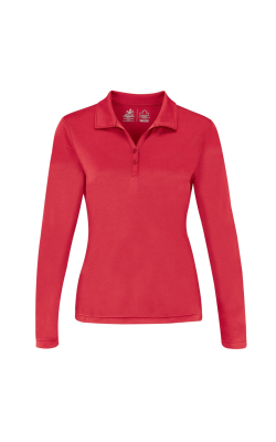 AJM International PF2900 - Women's Performance Long Sleeve Polos :: 100% Polyester Pique Knit. 155g/m2 - 4.5oz/yd2
