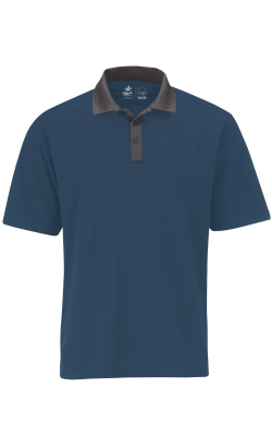 AJM International PM1015 - Men's Performance Two-Tone Polos :: 100% Polyester Pique Knit. 155g/m2 (4.5 oz/yd2)