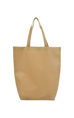 Q-Tees Q1251 - Non-Woven Gusset Bottom Tote