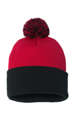 Ideal ID15 - Acrylic 12" Pom Pom Knit Toque