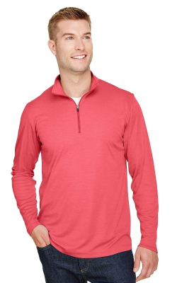 Team 365  TT31H  -  Men's Zone Sonic Heather Performance Quarter-Zip