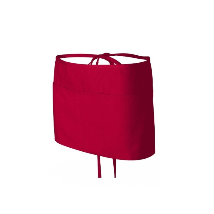 QTees Q2115 - Waist Apron with 3 Compartment Pouch main product photo