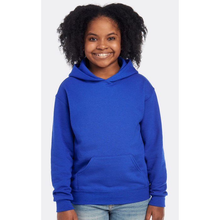 JERZEES Youth NuBlend Full-Zip Hoodie | 50/50 Cotton Blend, Navy, Small
