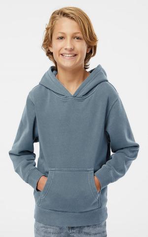 Independent Trading Co. PRM1500Y - Youth Midweight Pigment-Dyed Hooded Sweatshirt