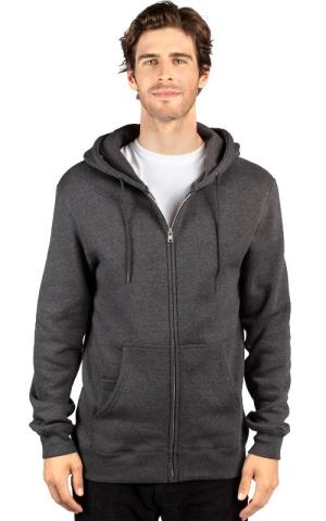 Threadfast  320Z  -  Unisex Ultimate Fleece Full-Zip Hooded Sweatshirt