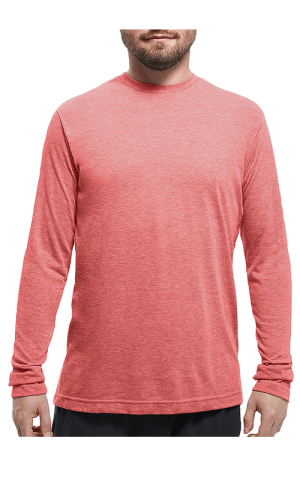 M&O 3520  -  Men's Poly Blend Long Sleeve T-Shirt