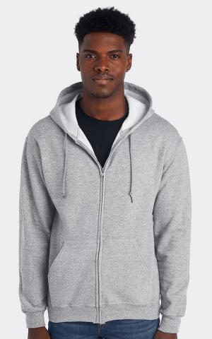 M&O 3331 - Unisex Zipper Fleece Hood Wholesale