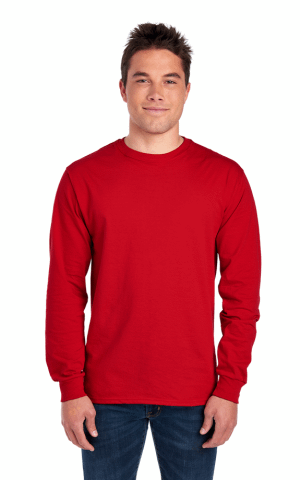 Fruit of the Loom 4900 - HD Cotton™ Unisex Long-⁠Sleeve T-⁠Shirt