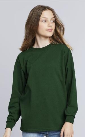 Gildan 5400B - Youth Cotton 8.8 oz. Long Sleeve T-Shirt (G540B)