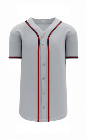 Athletic Knit - BA5500 Full Button Baseball Jerseys