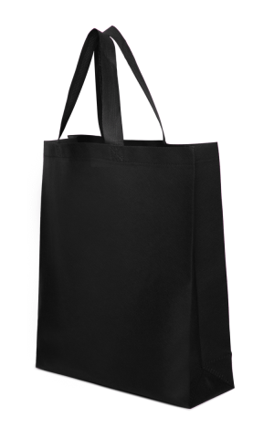 IDEAL ID1214- REUSABLE Non Woven Shopping Grocery Totes Bags Eco-friendly Packing Bag for Party, School, Gift , Promotional event etc. 12x14x5" 