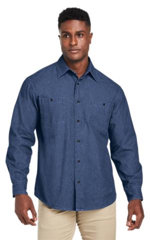 Harriton  M540  -  Men's Denim Shirt-Jacket