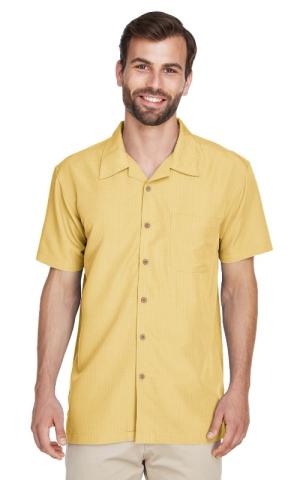Harriton  M560  -  Men's Barbados Textured CampShirt