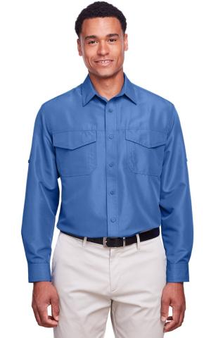 Harriton  M580L  -  Men's Key West Long-Sleeve Performance Staff Shirt