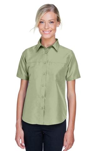 Harriton  M580W  -  Ladies' Key West Short-Sleeve Performance Staff Shirt