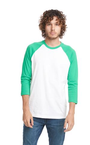 Next Level 6251  -  Unisex CVC 3/4 Sleeve Baseball T-Shirt