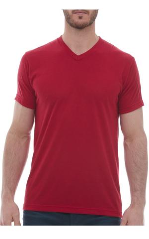 M&O 3543  -  Men's Fine Blend V-Neck T-Shirt
