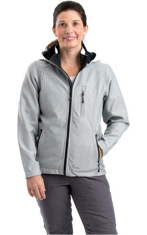 Berne  WJS301  -  Ladies' Hooded Softshell Jacket
