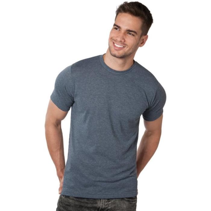 M&O 4800 Gold Soft Touch T-Shirt - Athletic Gray