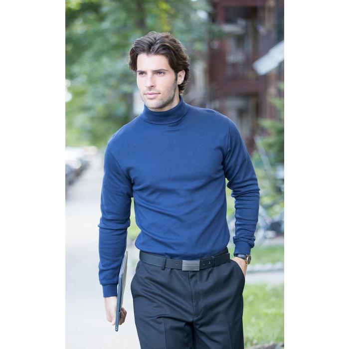 Anyfit Wear Turtleneck Shirts For Men Knit Long Sleeves Tailored Comfort  Fit Lot